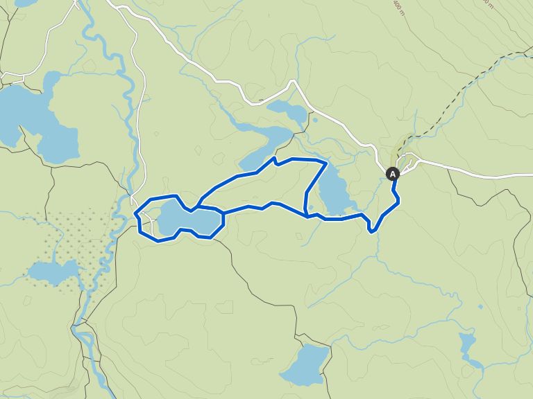 Daicey et Elbow Ponds Figure8 du Katahdin Stream Campground — Baxter State Park randonnée